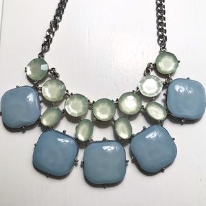 FINAL PRICE, NWOT Light Blue and Green Necklace